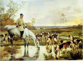 unknow artist Classical hunting fox, Equestrian and Beautiful Horses, 027. Germany oil painting art